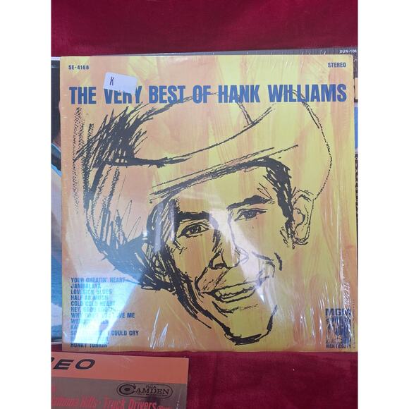 Johnny Cash, Hank Williams & Chet Atkins Country Vinyl LP Lot Of 4- VG+/EX - Picture 4 of 10